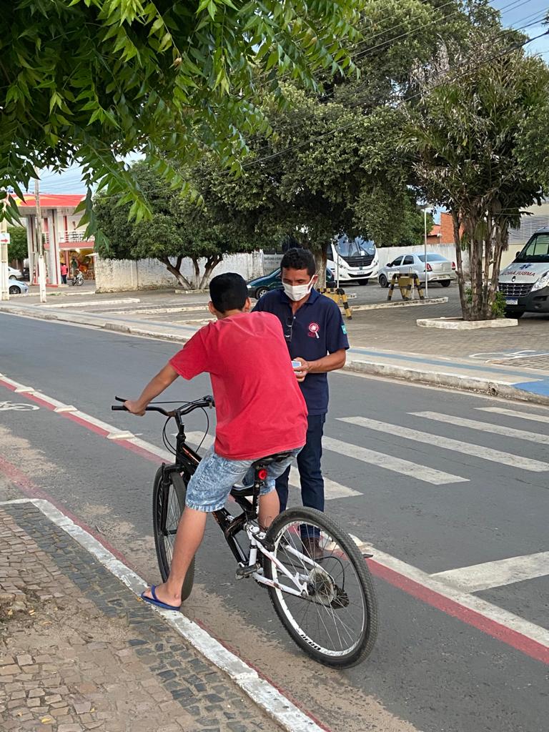 Água Branca realiza blitz educativa para o enfrentamento da covid-19