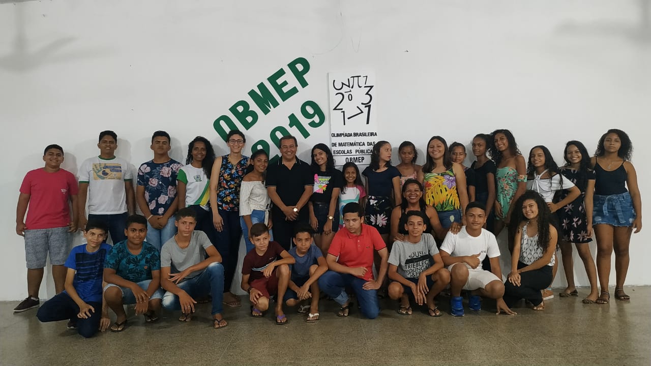 Alunos de Água Branca recebem mensagem de apoio do prefeito Jonas Moura para segunda fase da OBMEP 2019 Alunos de Água Branca recebem mensagem de apoio do prefeito Jonas Moura para segunda fase da OBMEP 2019