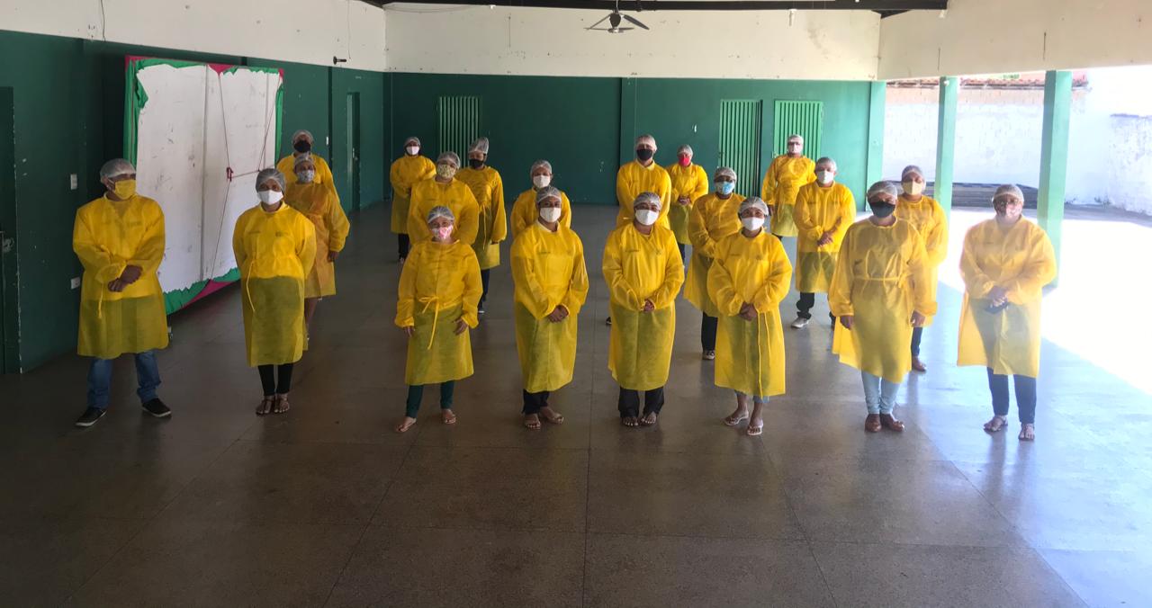 Assistência Social previne a covid-19 com o uso de equipamentos de proteção individual
