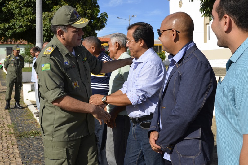 Batalhão da PM comemora um ano de atuação em Água Branca Batalhão da PM comemora um ano de atuação em Água Branca