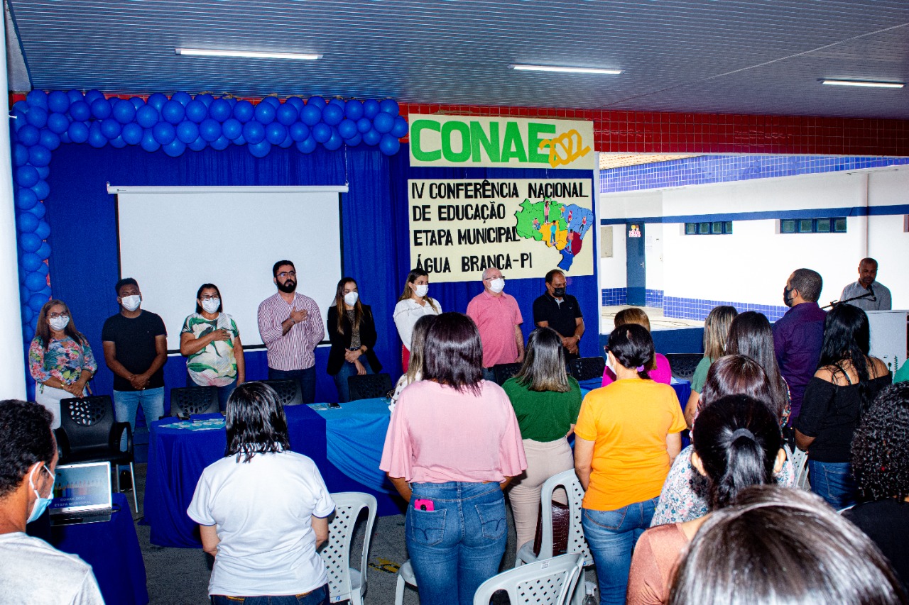 Educação de Água Branca realiza etapa municipal da CONAE 2022