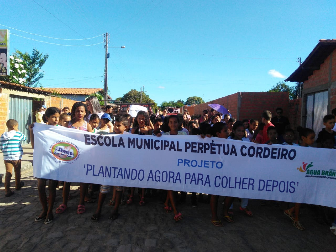 Educação de Água Branca realiza projeto de estímulo à preservação ambiental Educação de Água Branca realiza projeto de estímulo à preservação ambiental