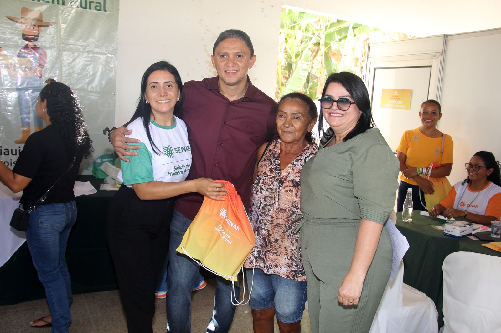 Em parceria com o SENAR, Prefeitura de Água Branca realiza ação para promover saúde do homem e da mulher na zona rural