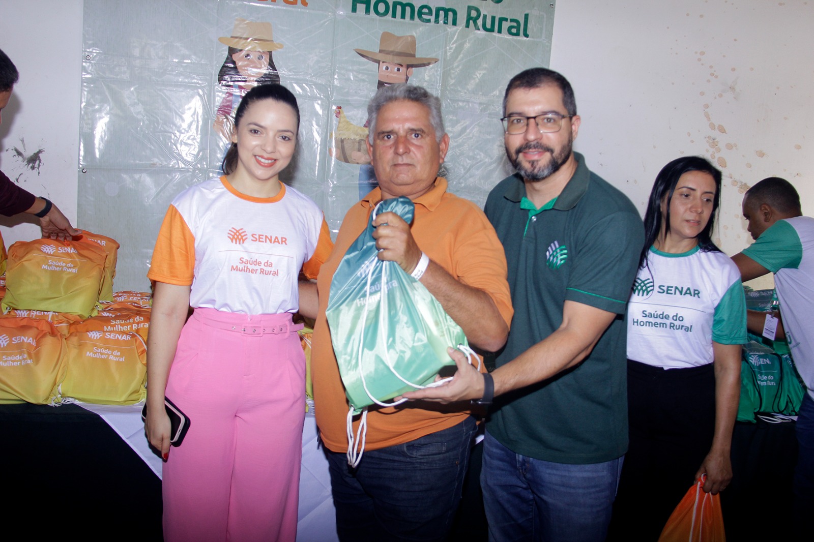 Em parceria com o SENAR, Prefeitura de Água Branca realiza ação para promover saúde do homem e da mulher na zona rural
