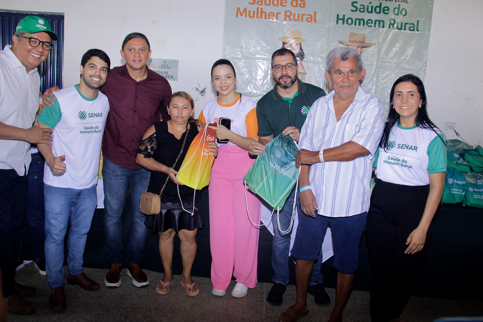 Em parceria com o SENAR, Prefeitura de Água Branca realiza ação para promover saúde do homem e da mulher na zona rural