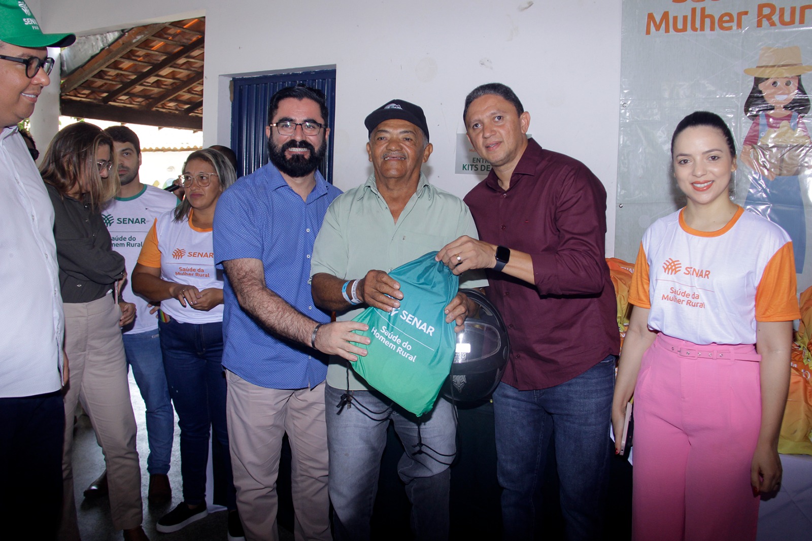 Em parceria com o SENAR, Prefeitura de Água Branca realiza ação para promover saúde do homem e da mulher na zona rural