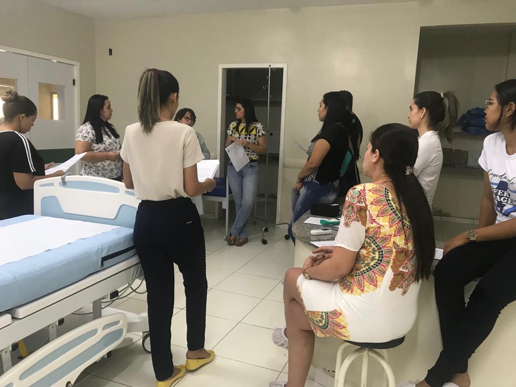Equipe do Hospital de Água Branca participa de curso teórico-prático do teste do coraçãozinho