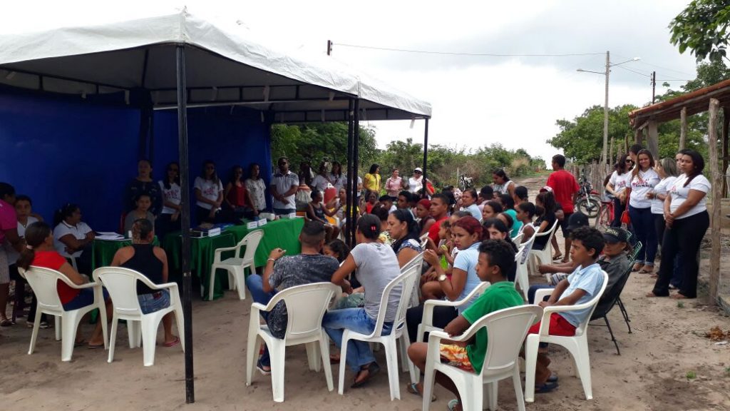 Povoado Gogó da Ema em Água Branca recebe manhã de atividades sociais