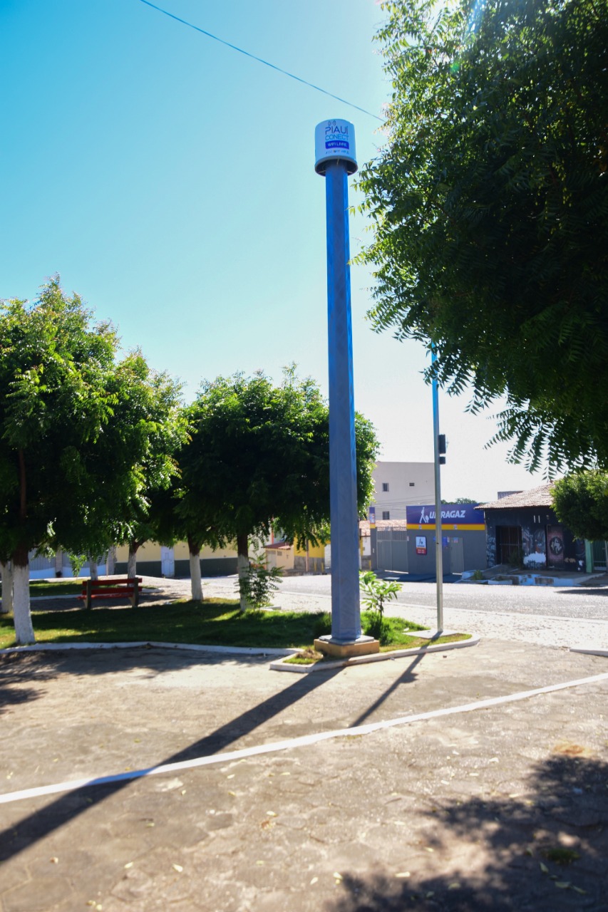 Praças de Água Branca ganham internet gratuita