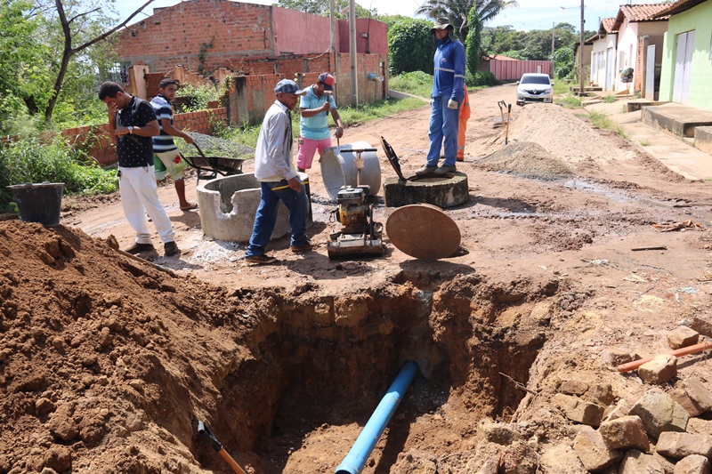 Prefeitura de Água Branca investe em melhorias sanitárias no bairro Mutirão