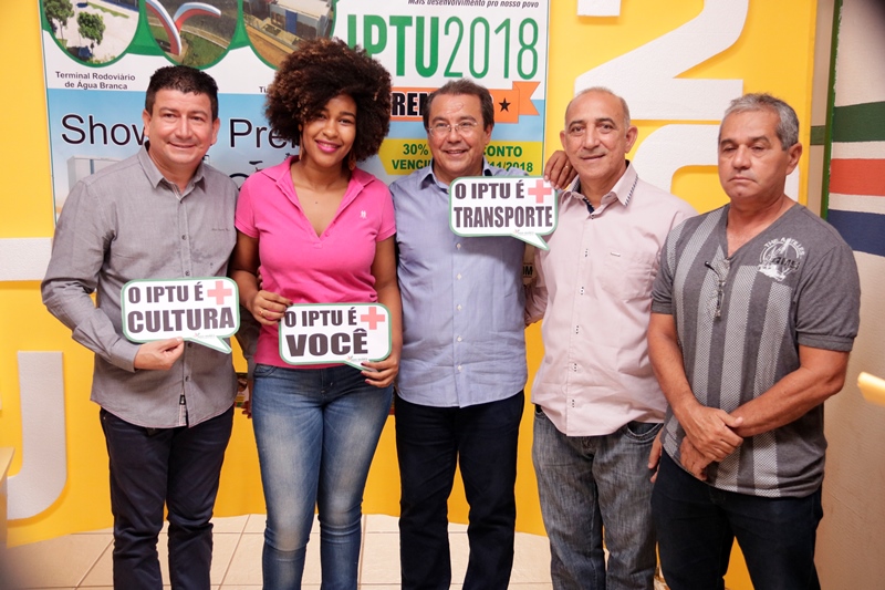 Prefeitura de Água Branca lança Campanha IPTU Premiado 2018