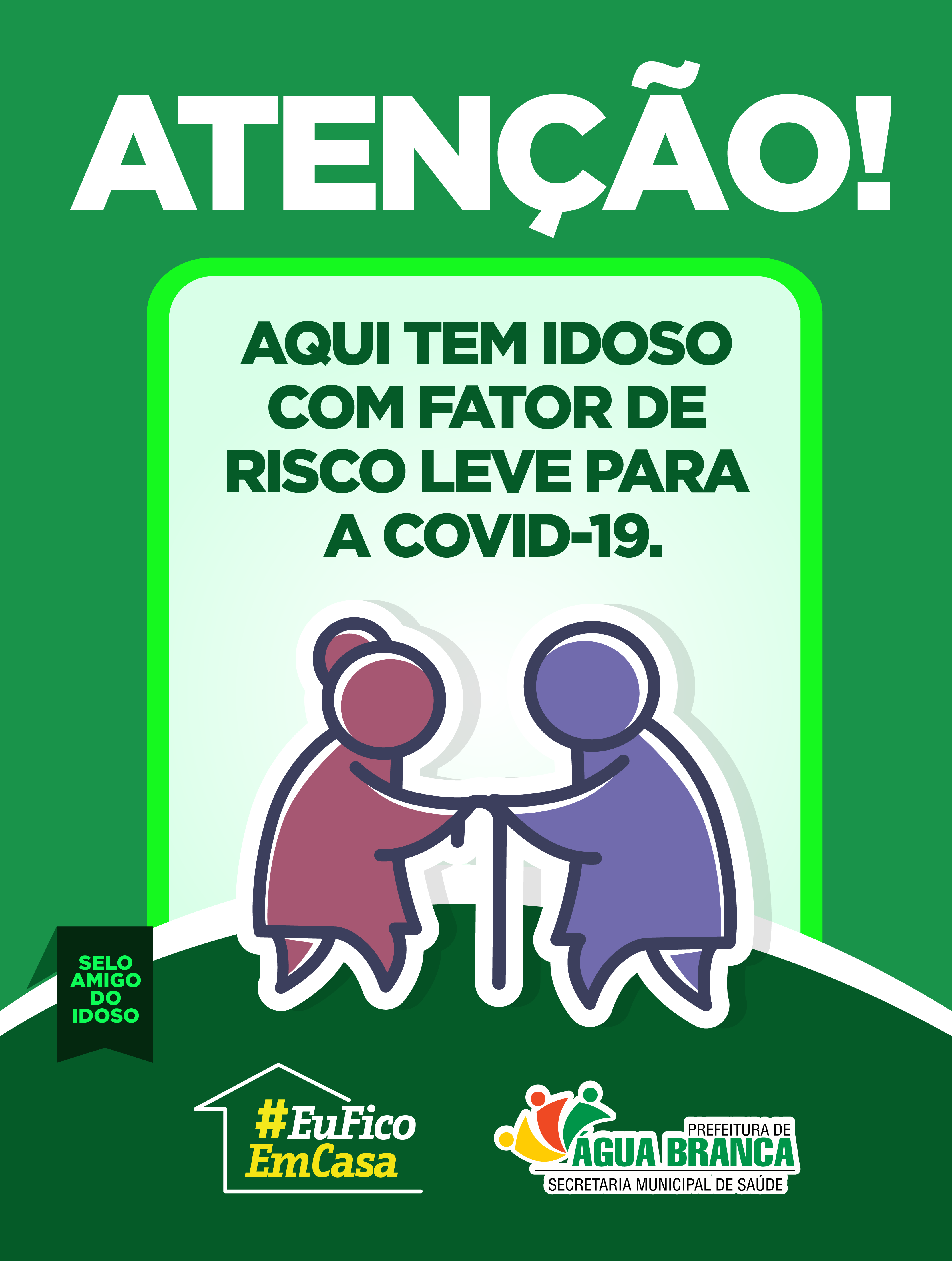 Prefeitura de Água Branca lança Selo Amigo do Idoso para alertar sobre riscos da covid-19 Prefeitura de Água Branca lança Selo Amigo do Idoso para alertar sobre riscos da covid-19