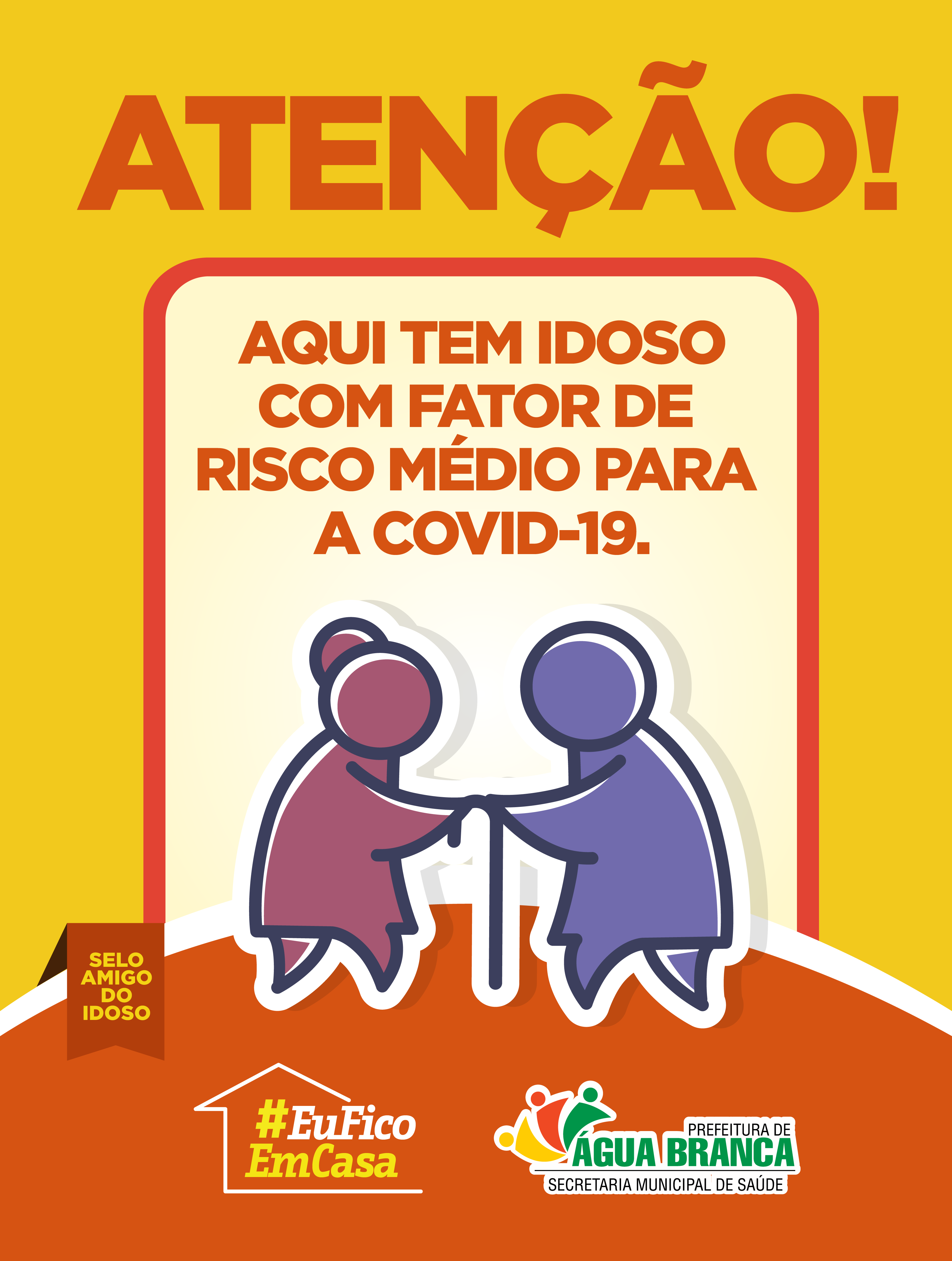 Prefeitura de Água Branca lança Selo Amigo do Idoso para alertar sobre riscos da covid-19