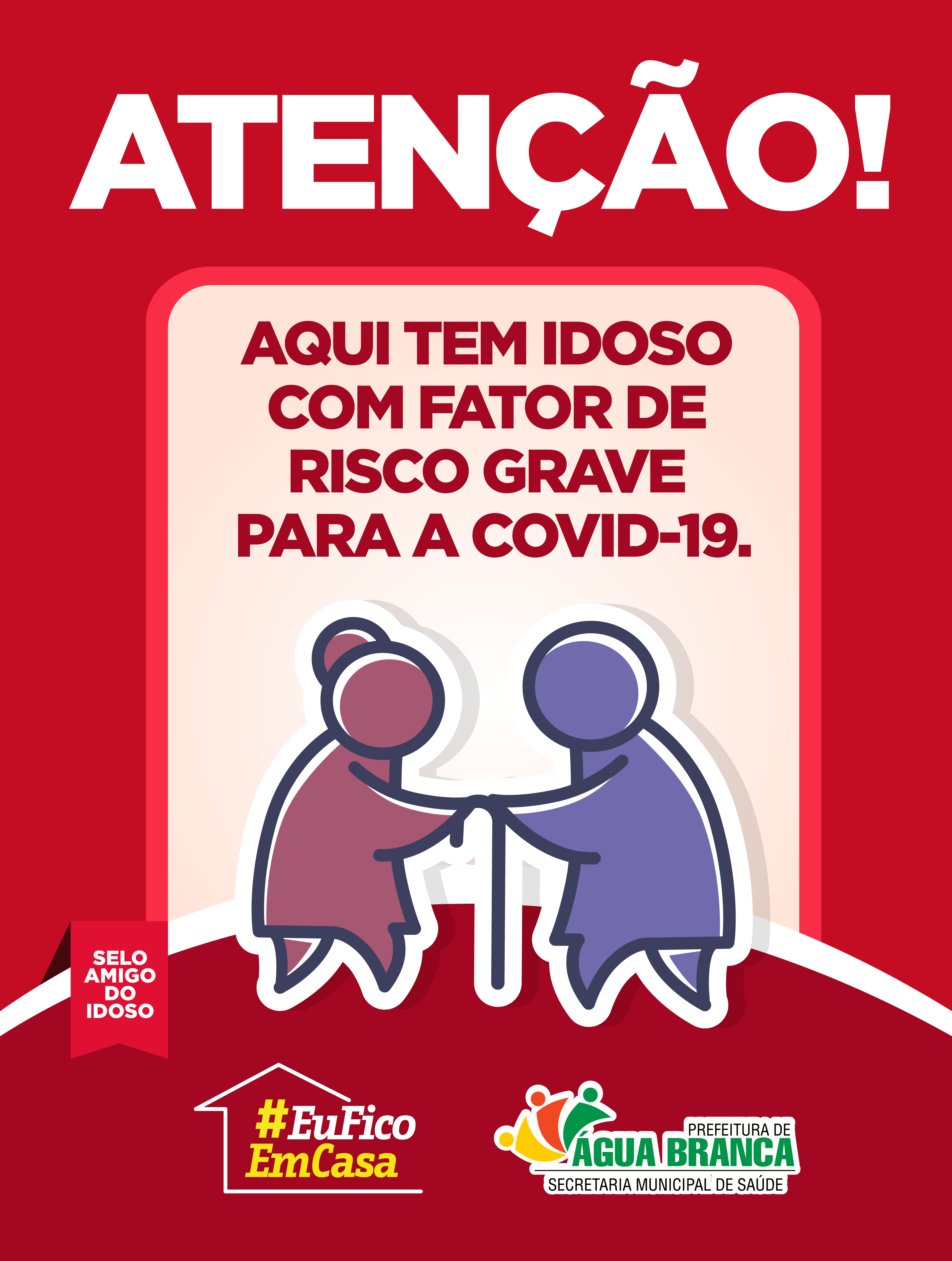 Prefeitura de Água Branca lança Selo Amigo do Idoso para alertar sobre riscos da covid-19