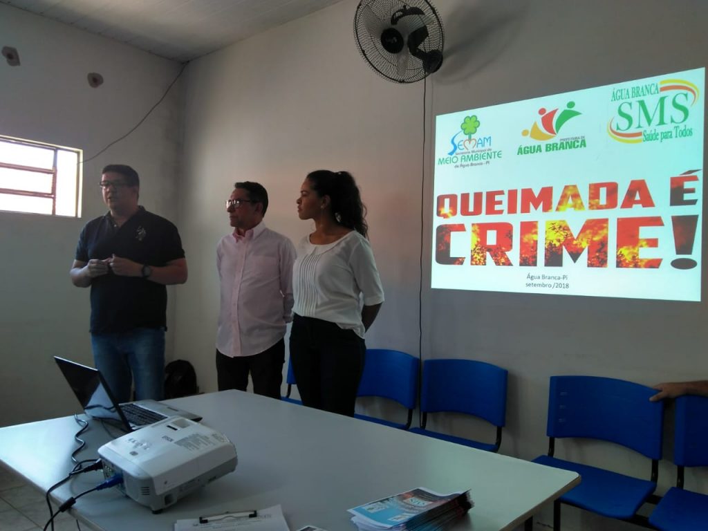 Prefeitura de Água Branca promove capacitação sobre queimadas