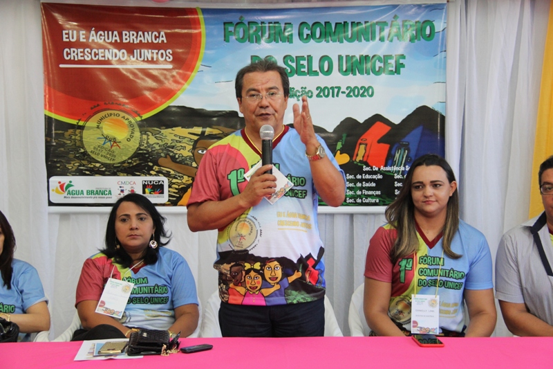 Prefeitura de Água Branca promove I Fórum Comunitário do Selo UNICEF
