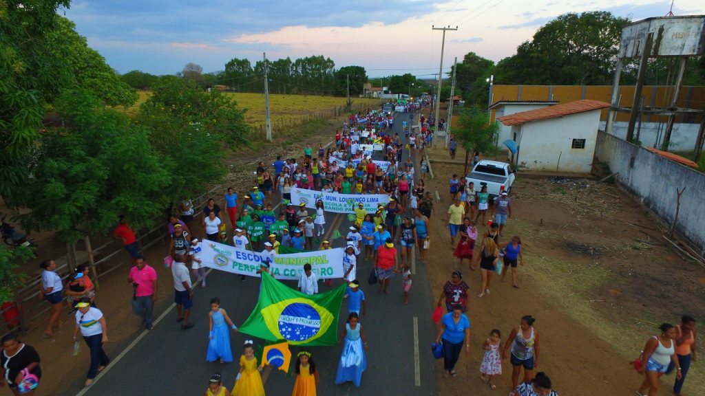 Prefeitura de Água Branca realiza desfile cívico voltado para escolas da zona rural