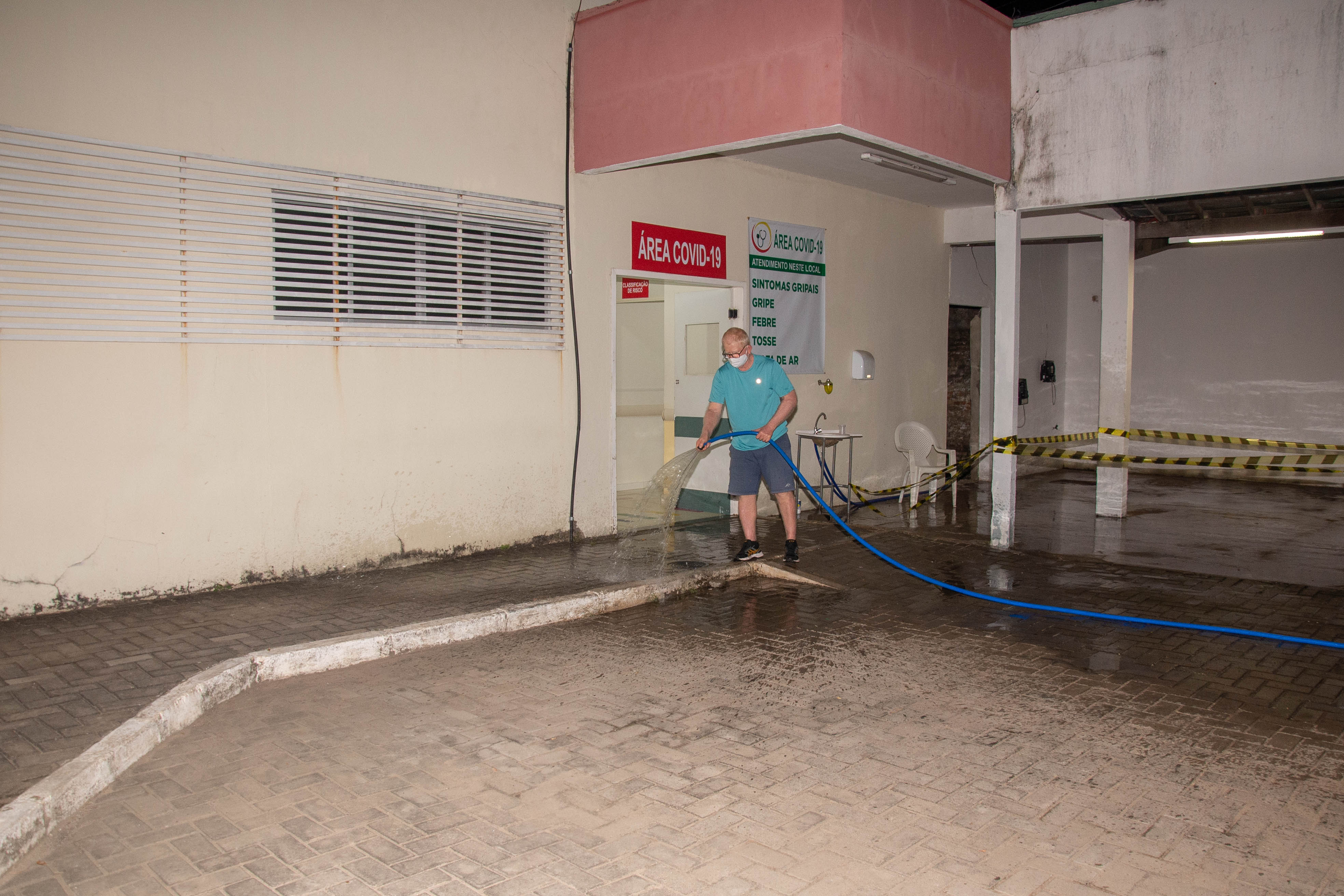 Prefeitura realiza mais uma etapa de desinfecção nas ruas de Água Branca