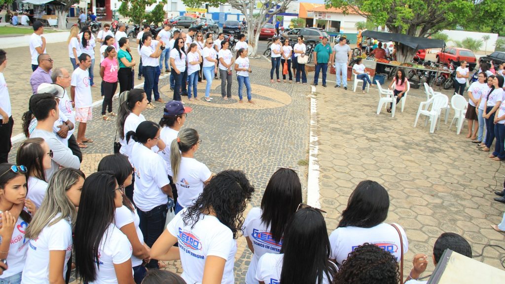 Saúde de Água Branca realiza ação de encerramento do Outubro Rosa