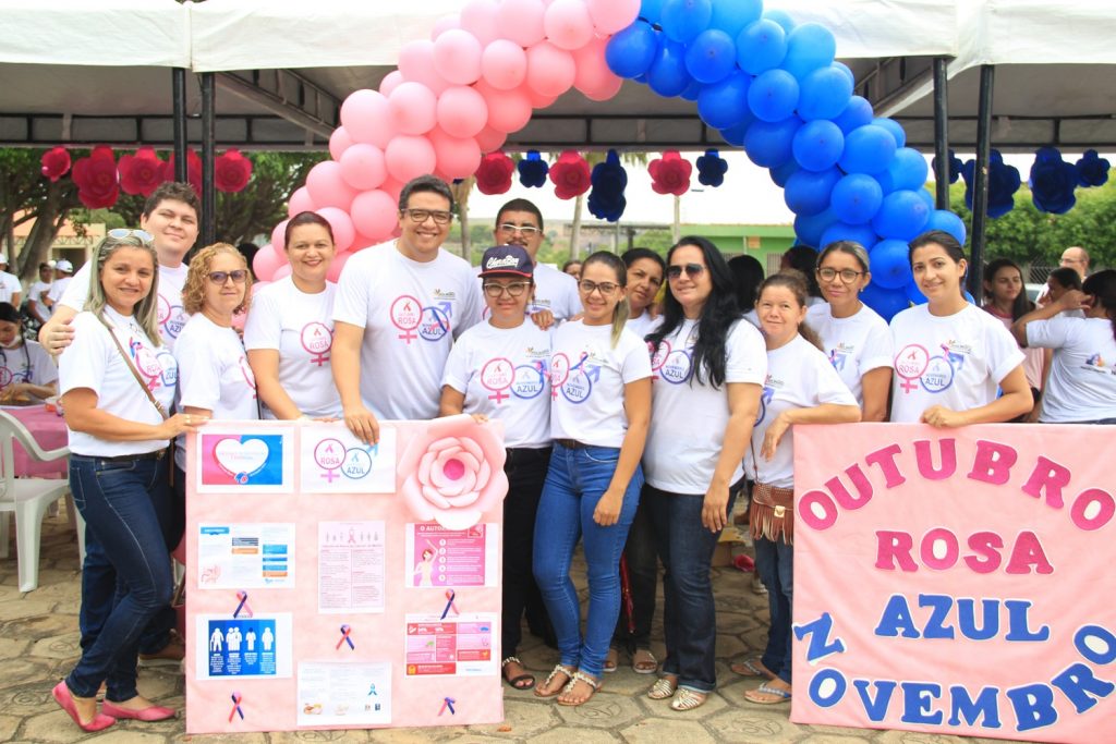 Saúde de Água Branca realiza ação de encerramento do Outubro Rosa