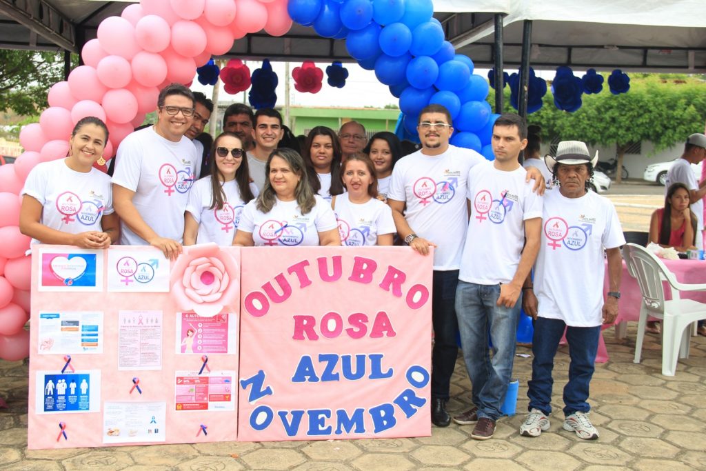 Saúde de Água Branca realiza ação de encerramento do Outubro Rosa