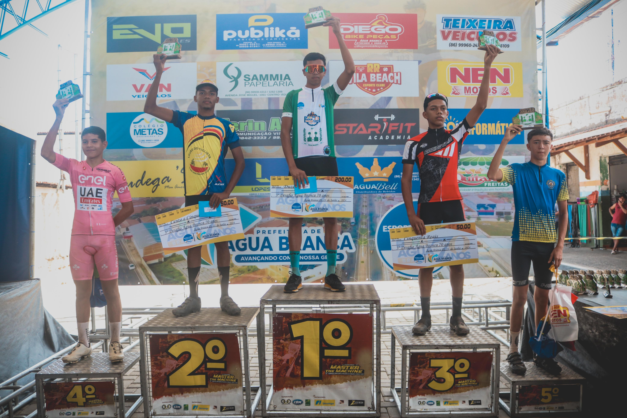 Segundo dia de comemoração dos 70 anos de Água Branca tem esporte, premiações e shows