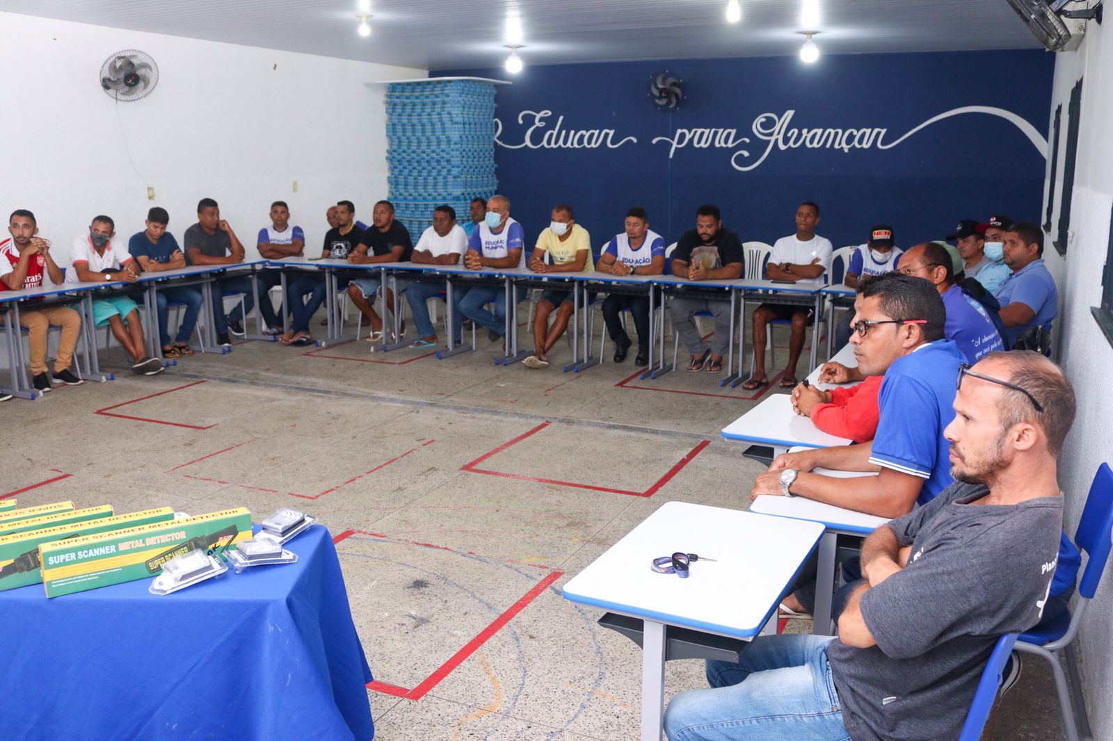 Vigilantes de escolas de Água Branca participam de capacitação ministrada pela Polícia Militar
